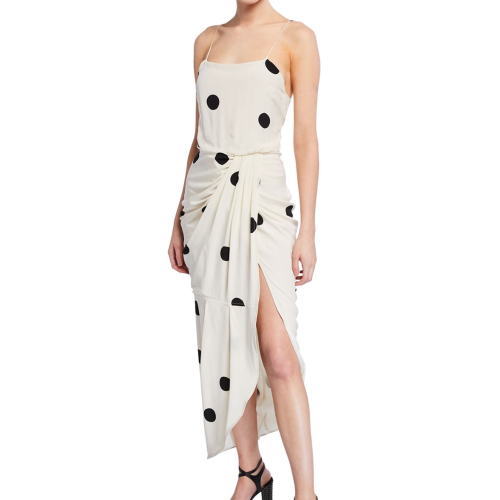 Derek Lam Polka Dot Silk Dress (Size 4)
